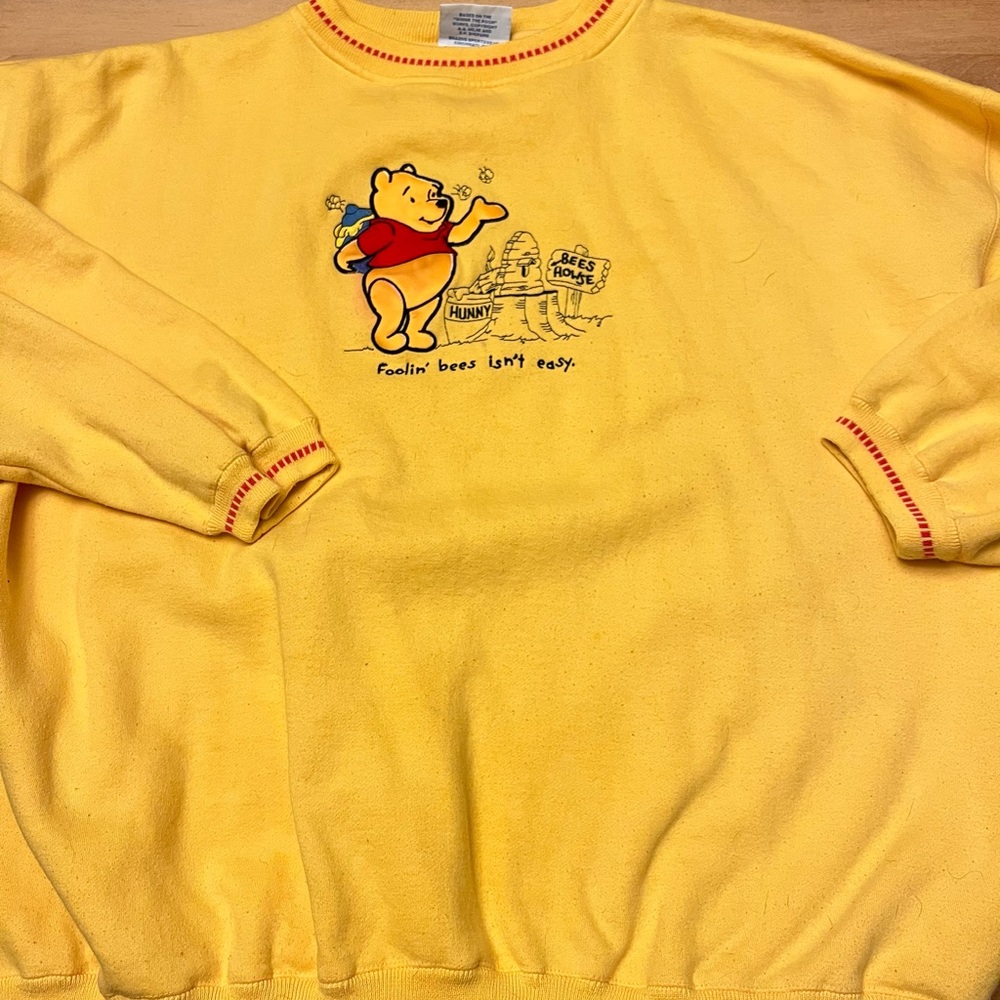 Winnie the Pooh Embroidered Crewneck